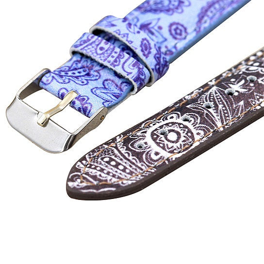 Pretty Patterns Watch With Henna Style Belt And Mandala Dial