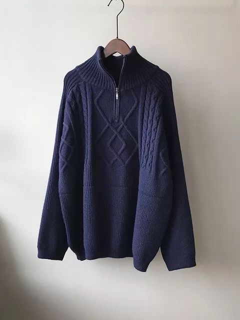 Women's Oversized Thick Knitted Wool Sweater