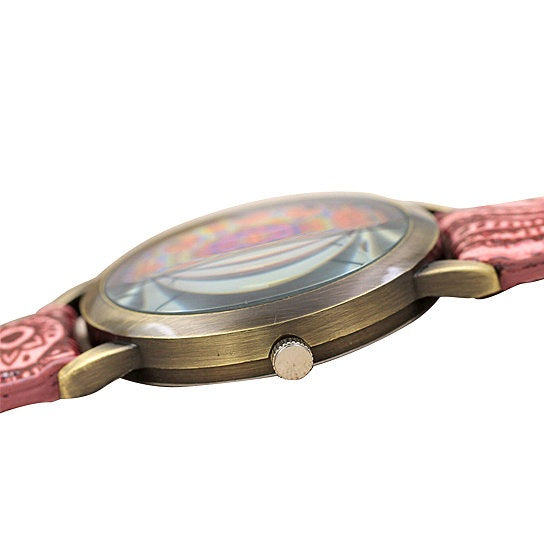 Pretty Patterns Watch With Henna Style Belt And Mandala Dial
