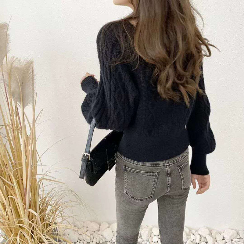 Women's Thick Warm Pure Wool Knitted Sweater