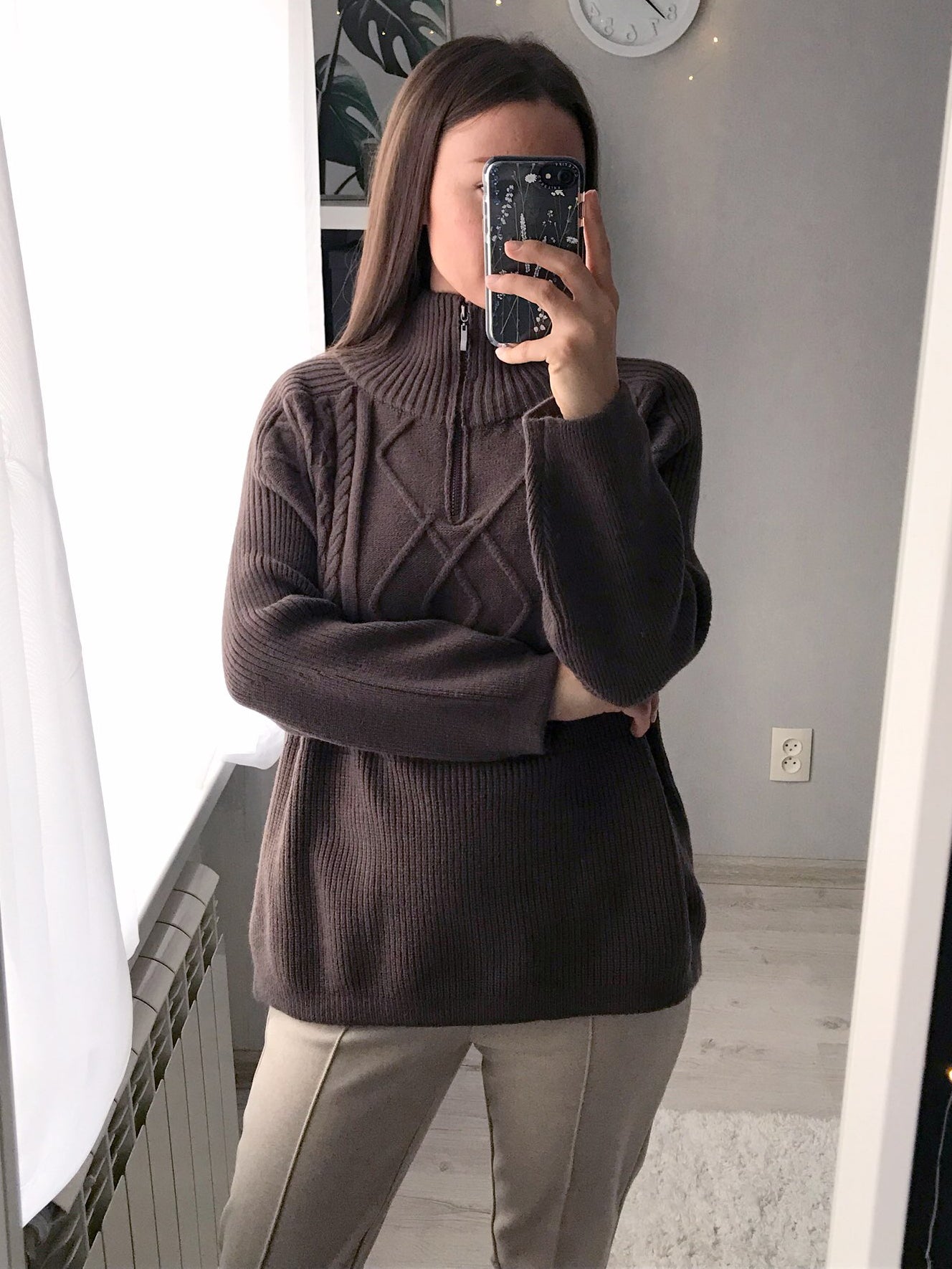 Women's Oversized Thick Knitted Wool Sweater
